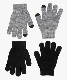 gants fille special ecrans tactiles (lot de 2 paires) noirB084001_1