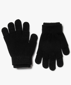 gants fille pailletes avec mitaines noirB084101_1