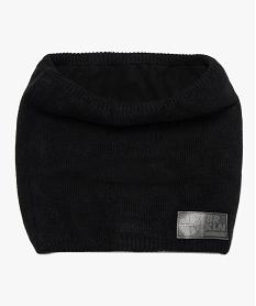 GEMO Snood garçon uni doublé polaire Noir