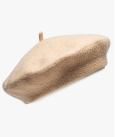 beret femme contenant de la laine beigeB086601_1