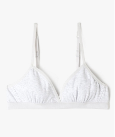 GEMO Soutien-gorge triangle à fines bretelles fille gris standard