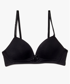 GEMO Soutien-gorge avec bonnets paddés et bretelles multipositions fille Noir