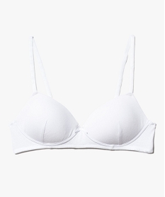 GEMO Soutien-gorge avec bonnets paddés fille blanc vif