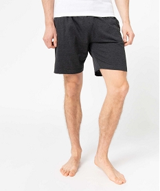 short de pyjama en jersey a taille elastique homme grisB110101_1