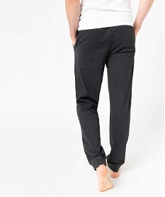 pantalon de pyjama en jersey a taille elastique homme grisB112301_3