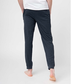 pantalon de pyjama en jersey a taille elastique homme bleuB112401_3