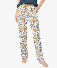 pantalon de pyjama femme imprime imprimeB119001_2