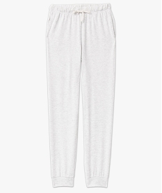 pantalon de pyjama en maille fine femme gris bas de pyjamaB119101_4
