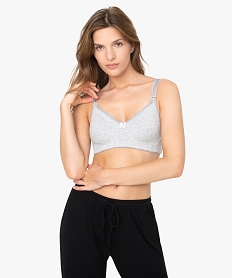 GEMO Soutien-gorge d’allaitement forme emboitante Gris