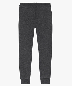 pantalon de jogging garcon en molleton doux gris pantalonsB129101_2