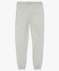 pantalon de jogging garcon en molleton doux chine gris pantalonsB129301_2