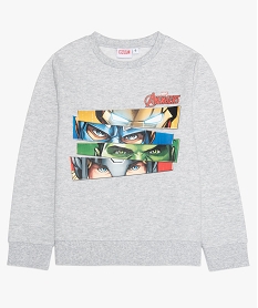 sweat garcon en molleton imprime avengers - marvel multicolore sweatsB131401_1