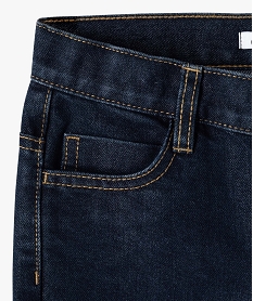 jean garcon coupe regular avec coutures contrastantes bleu jeansB133501_4