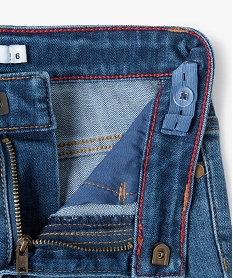 jean garcon slim en coton stretch delave ultra resistant grisB134401_2