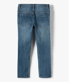 jean garcon slim en coton stretch delave ultra resistant grisB134401_4
