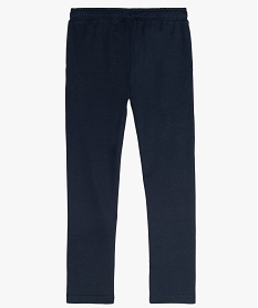 pantalon garcon en maille - taille elastiquee bleuB136701_2