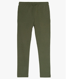pantalon garcon en maille - taille elastiquee vertB136801_2