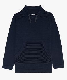 ACCESSOIRE SAUMON PULL NAVY BLAZER