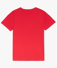 tee-shirt garcon avec motif et inscription rougeB139501_2