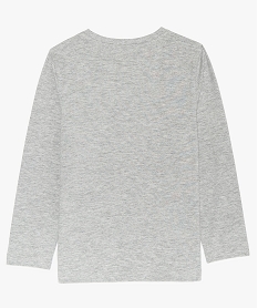 tee-shirt garcon chine imprime fluo chine gris tee-shirtsB142501_2