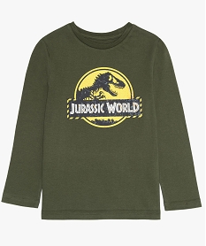GEMO Tee-shirt garçon à manches longues imprimé - Jurassic World Vert