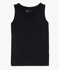 GEMO Débardeur garçon en coton noir standard