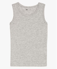 GEMO Débardeur garçon en coton gris standard