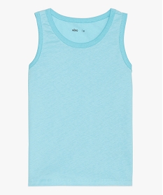 GEMO Débardeur garçon en coton bleu standard