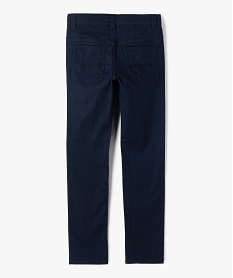 pantalon garcon style jean slim 5 poches bleuB149801_3