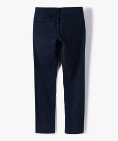 pantalon garcon style jean slim 5 poches bleuB149801_4