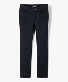 pantalon garcon style jean slim 5 poches noirB150001_1