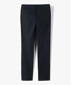 pantalon garcon style jean slim 5 poches noirB150001_3