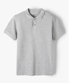 TEE-SHIRT BLANC POLO GRIS