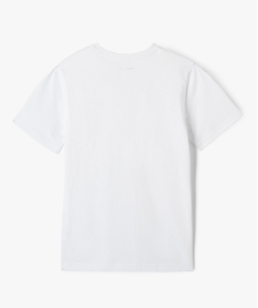 tee-shirt a manches courtes uni garcon blanc tee-shirtsB153401_3