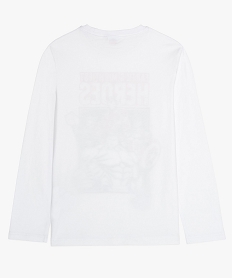 tee-shirt garcon a manches longues imprime - marvel blancB154901_2