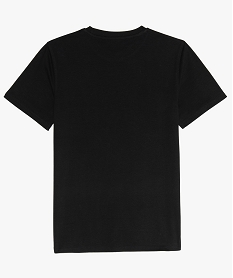 tee-shirt garcon a manches longues imprime nature noirB155701_2