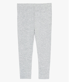 GEMO Legging fille uni mi-long Gris