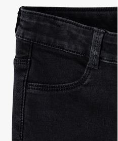 jean ultra skinny a taille reglable fille noirB162901_3