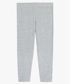 GEMO Legging fille court et uni Gris