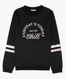 TOILE NOIR SWEAT NOIR