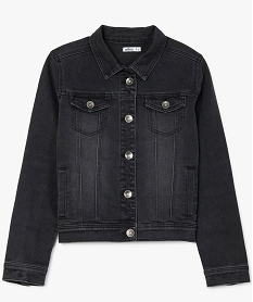 veste en jean fille stretch noirB187901_1