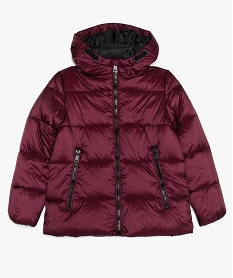 parka fille ample a gros zips rougeB190001_1