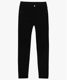 jean femme slim taille haute a surpiqures fantaisie noir pantalons jeans et leggingsB203801_4