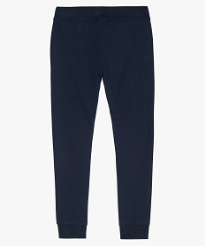 pantalon de jogging garcon ajuste et imprime bleu pantalonsB205101_2