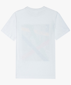 tee-shirt garcon motif urbain blancB206301_2