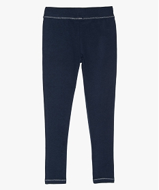 pantalon de jogging fille coupe ajustee bleu pantalonsB206701_3