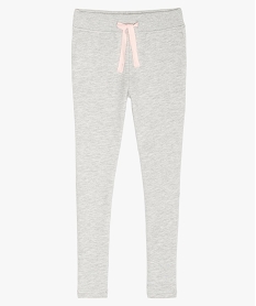 pantalon de jogging fille coupe ajustee grisB206801_2