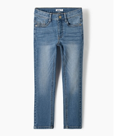 jean garcon coupe slim 5 poches gris jeansB210801_2
