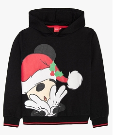 sweat fille special noel avec motif mickey - disney noirB211601_1