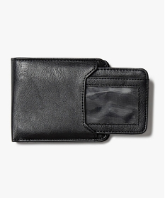 portefeuille homme avec porte cle et boite cadeau noirB218501_3